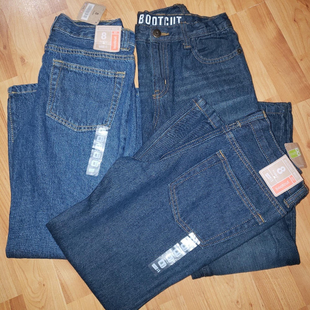 3 pair boys jeans